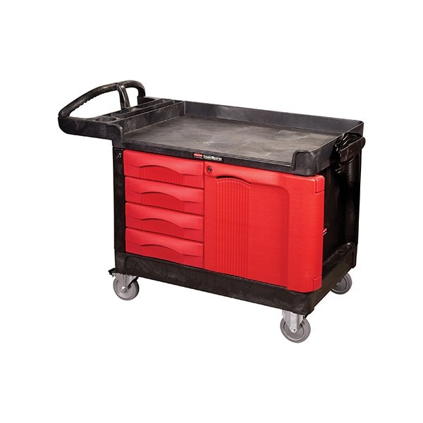 Rubbermaid Trademaster Cart with Cabinet - 50 x 27 x 39'' BUY00087058 - main